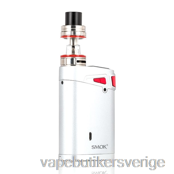 Vape Sverige Smok Marshal G320 Tc Startkit Silver Kropp / Röd Avfyrningsknapp